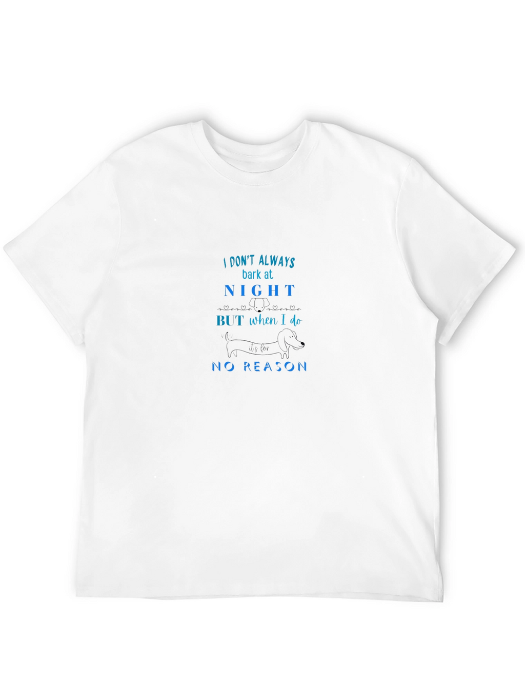 Humorous Bark at Night Graphic Tee