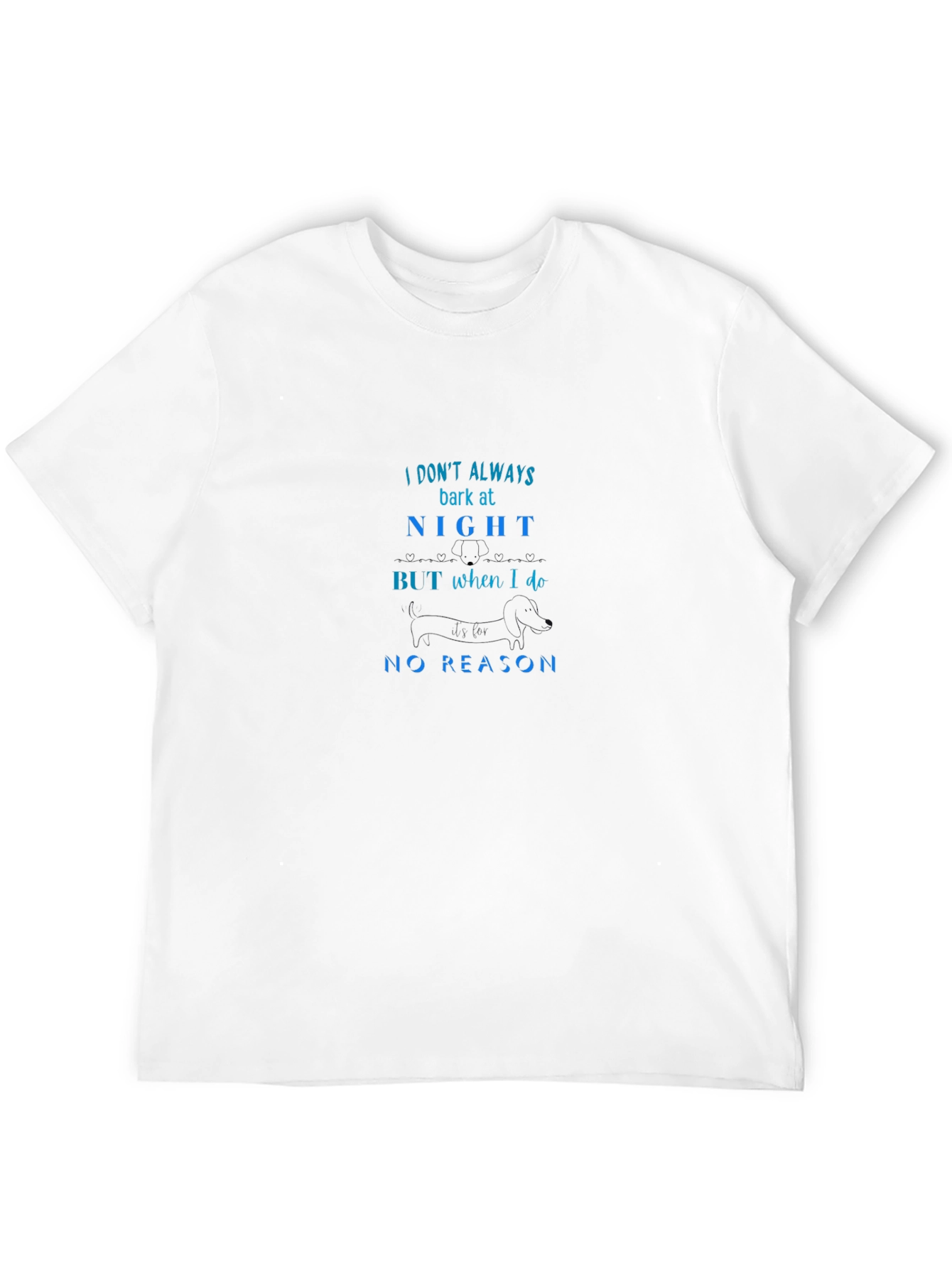 Humorous Bark at Night Graphic Tee
