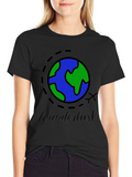Wanderlust World Traveler Black T-Shirt