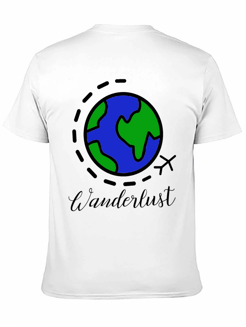 Wanderlust World Traveler Black T-Shirt