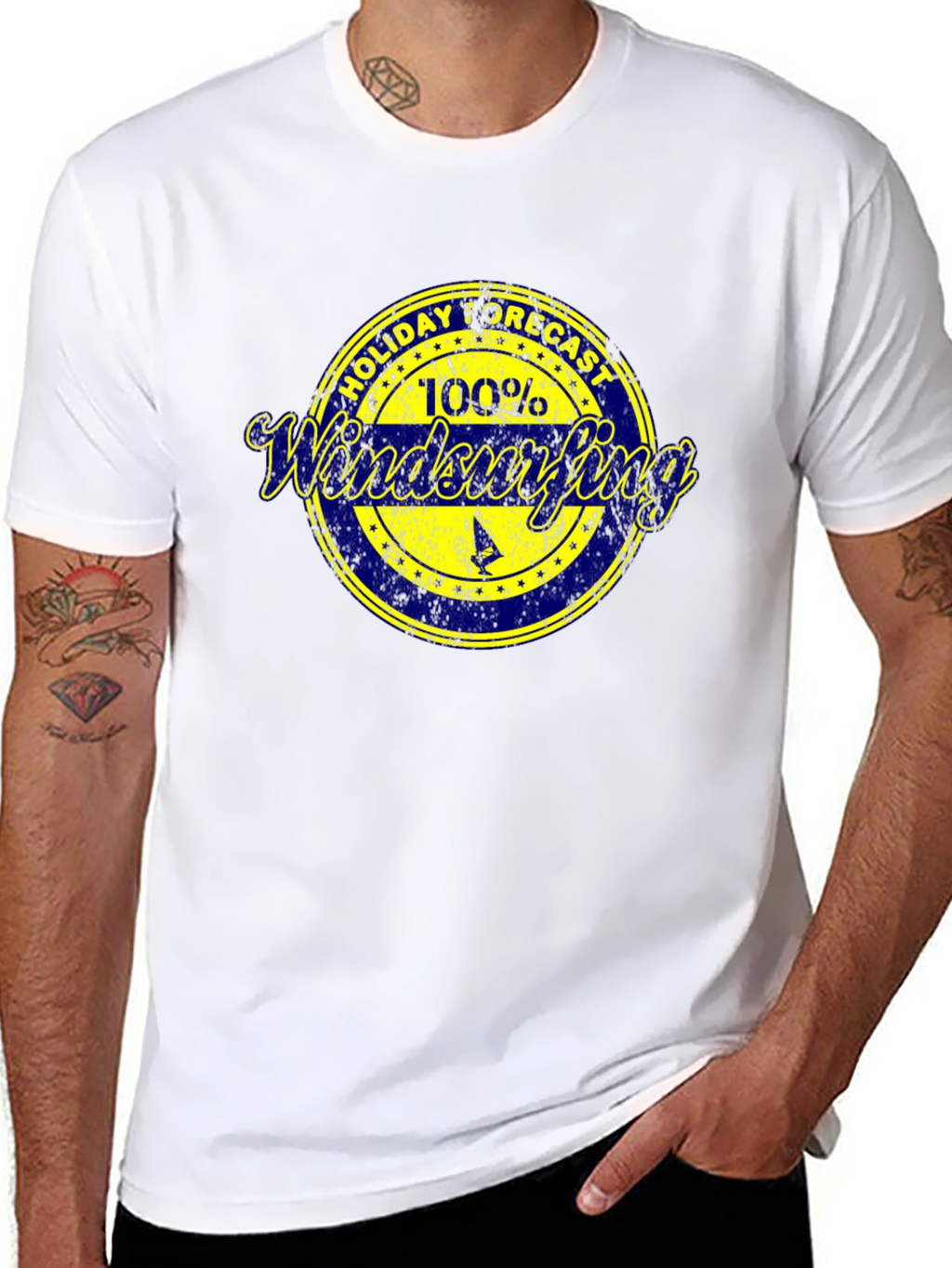 Windsurfing Holiday Forecast T-Shirt