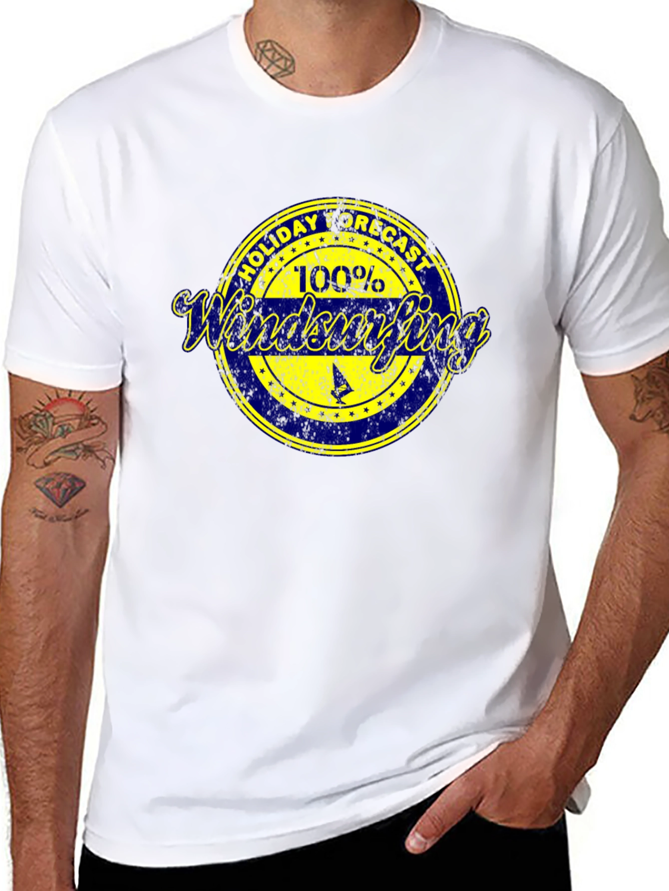 Windsurfing Holiday Forecast T-Shirt