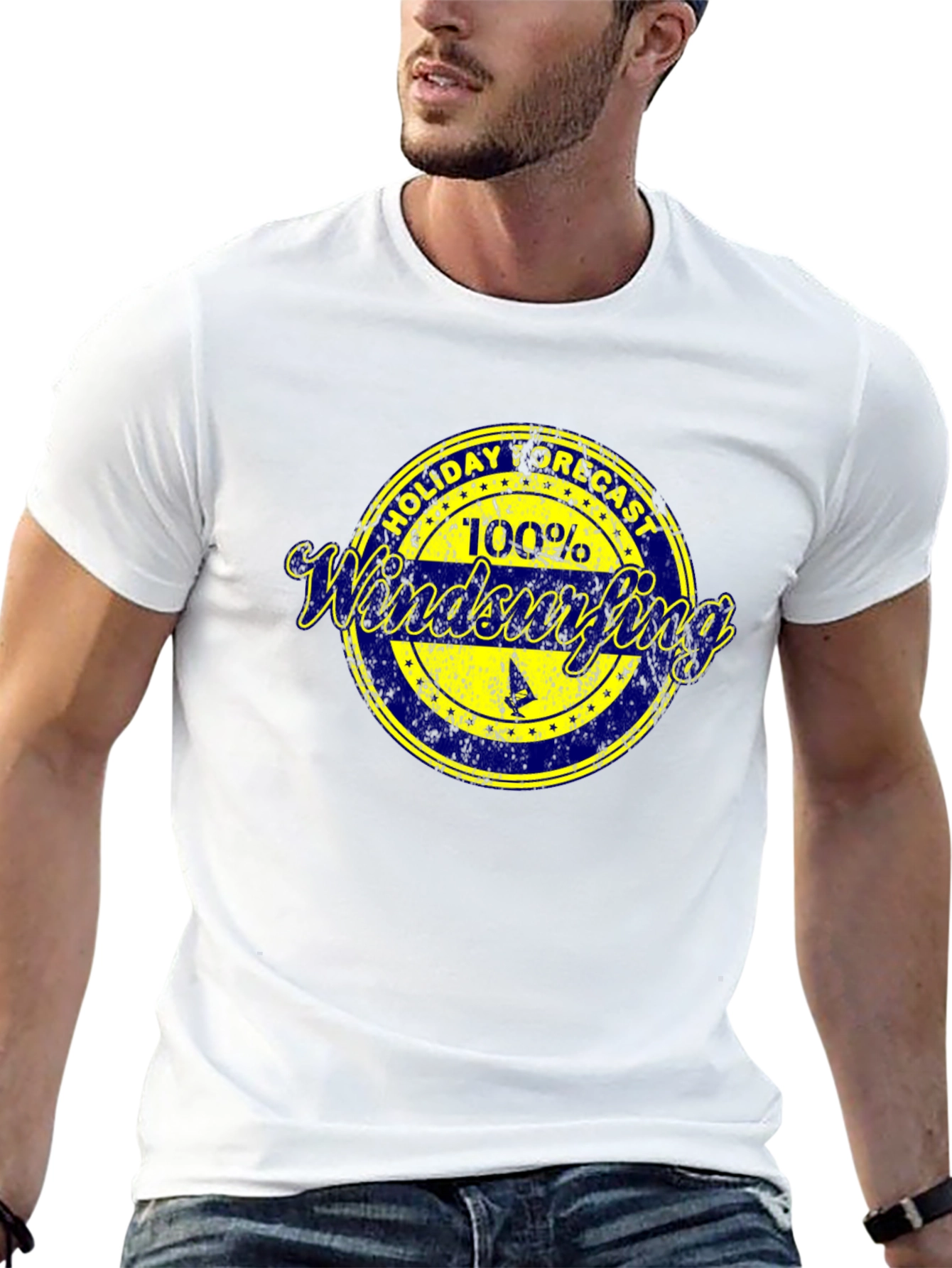 Windsurfing Holiday Forecast T-Shirt