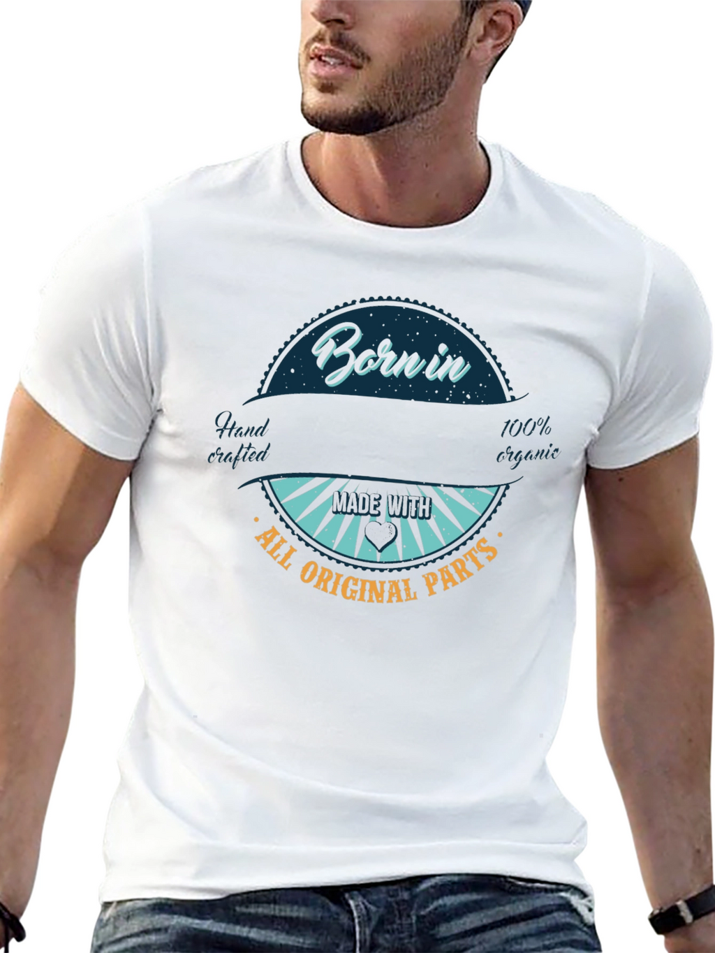 Born In All Original Parts Graphic Tee