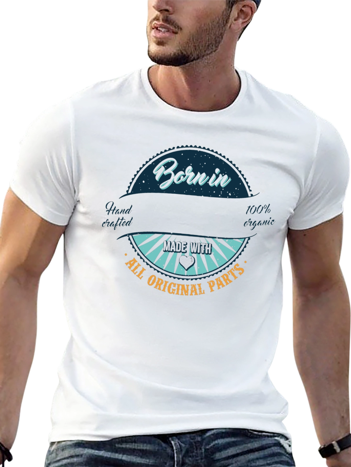 Born In All Original Parts Graphic Tee