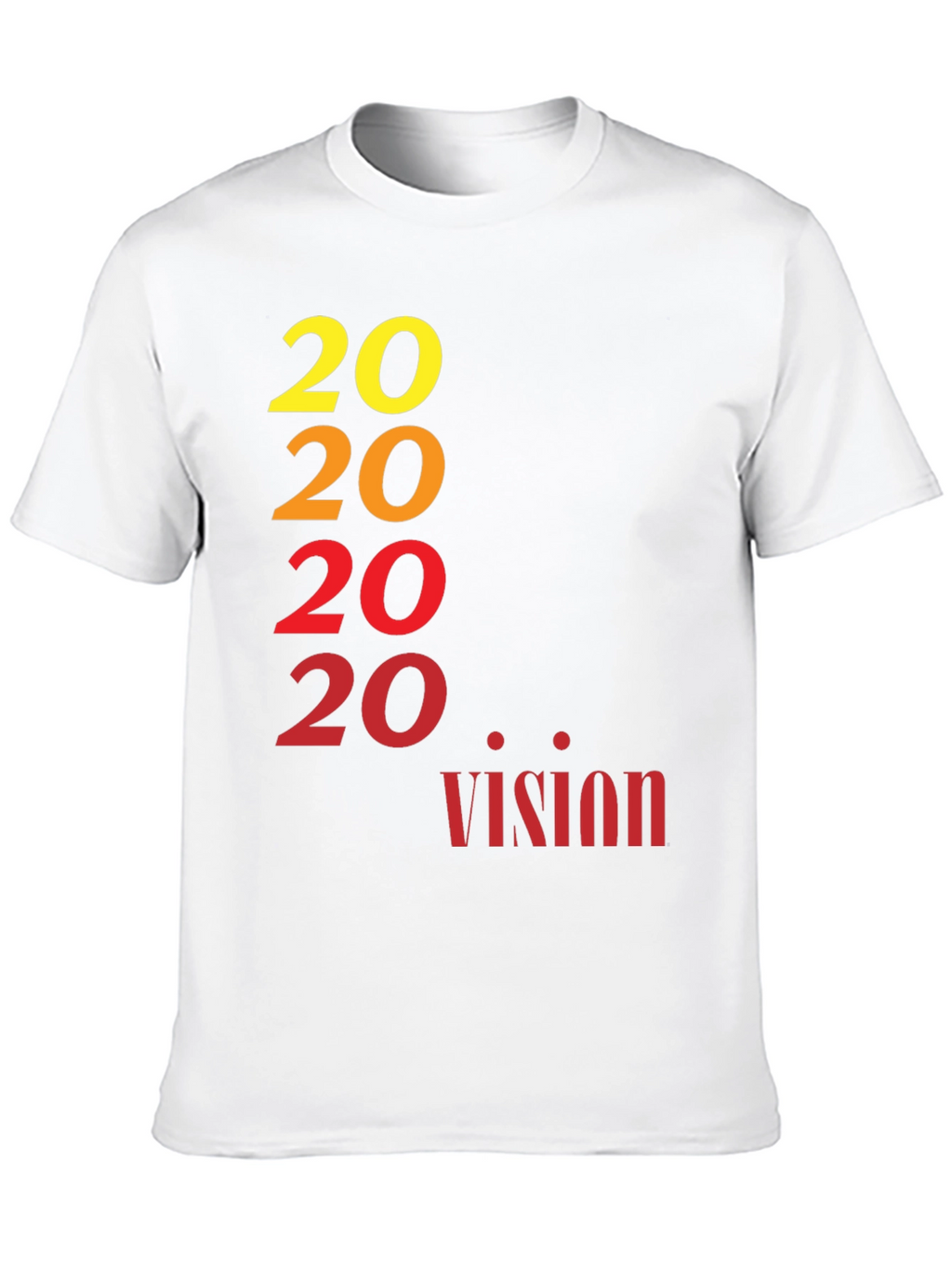 2020 Vision Graphic Tee - Stylish Mens T-Shirt