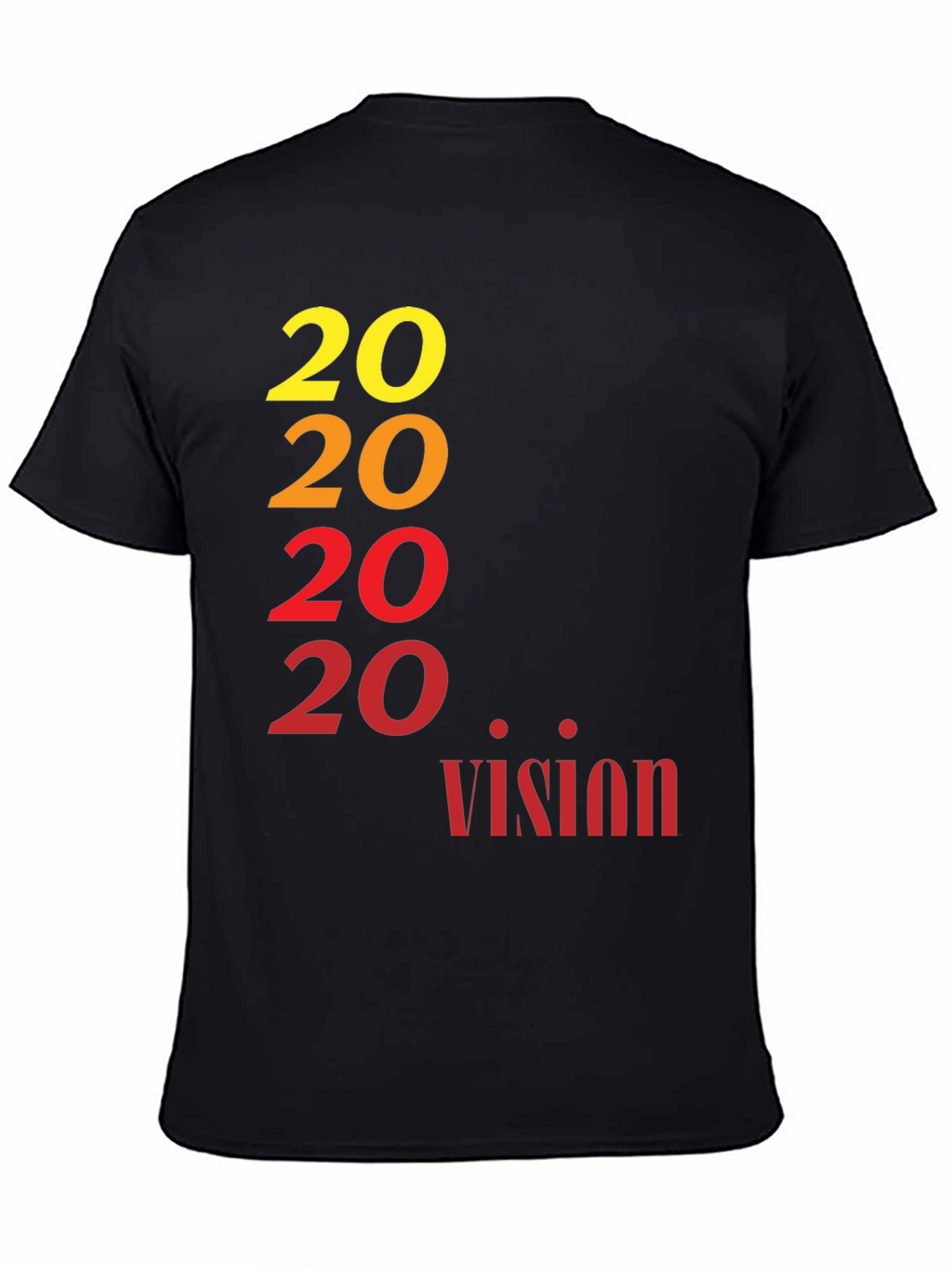 2020 Vision Graphic Tee - Stylish Mens T-Shirt