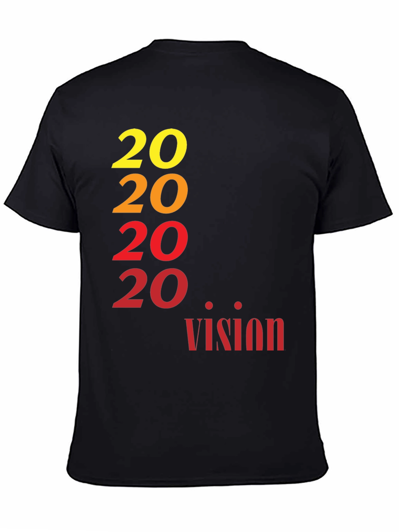 2020 Vision Graphic Tee - Stylish Mens T-Shirt