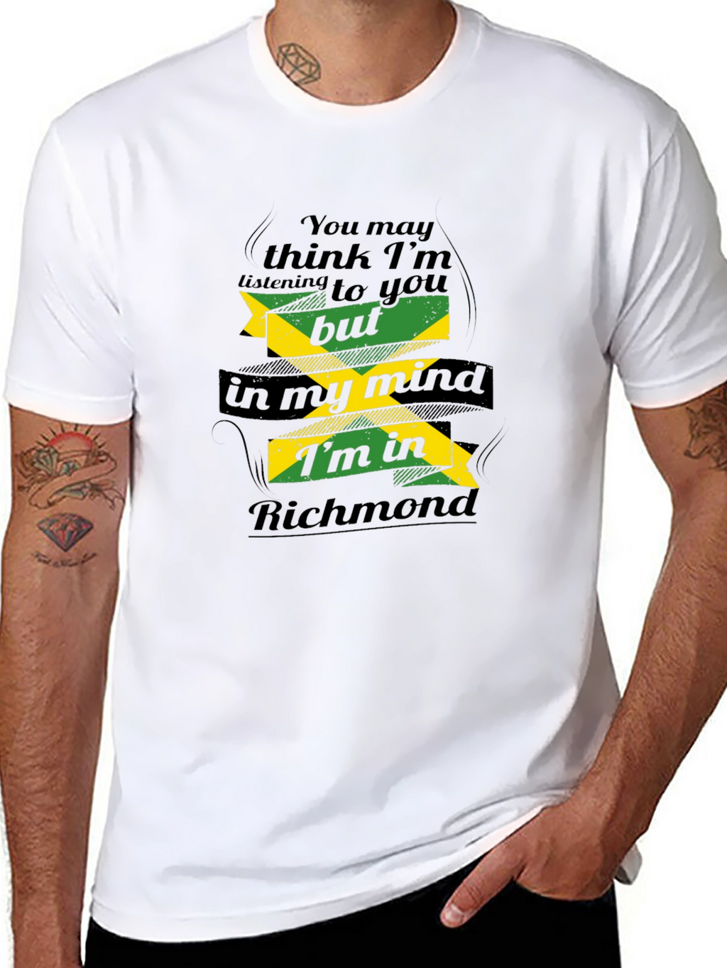Richmond Mind T-Shirt - Jamaica Flag Design