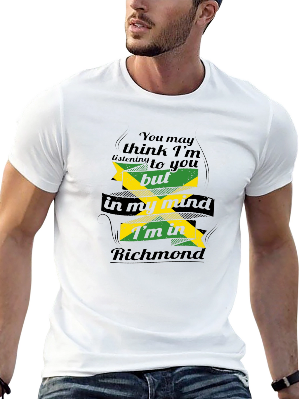 Richmond Mind T-Shirt - Jamaica Flag Design
