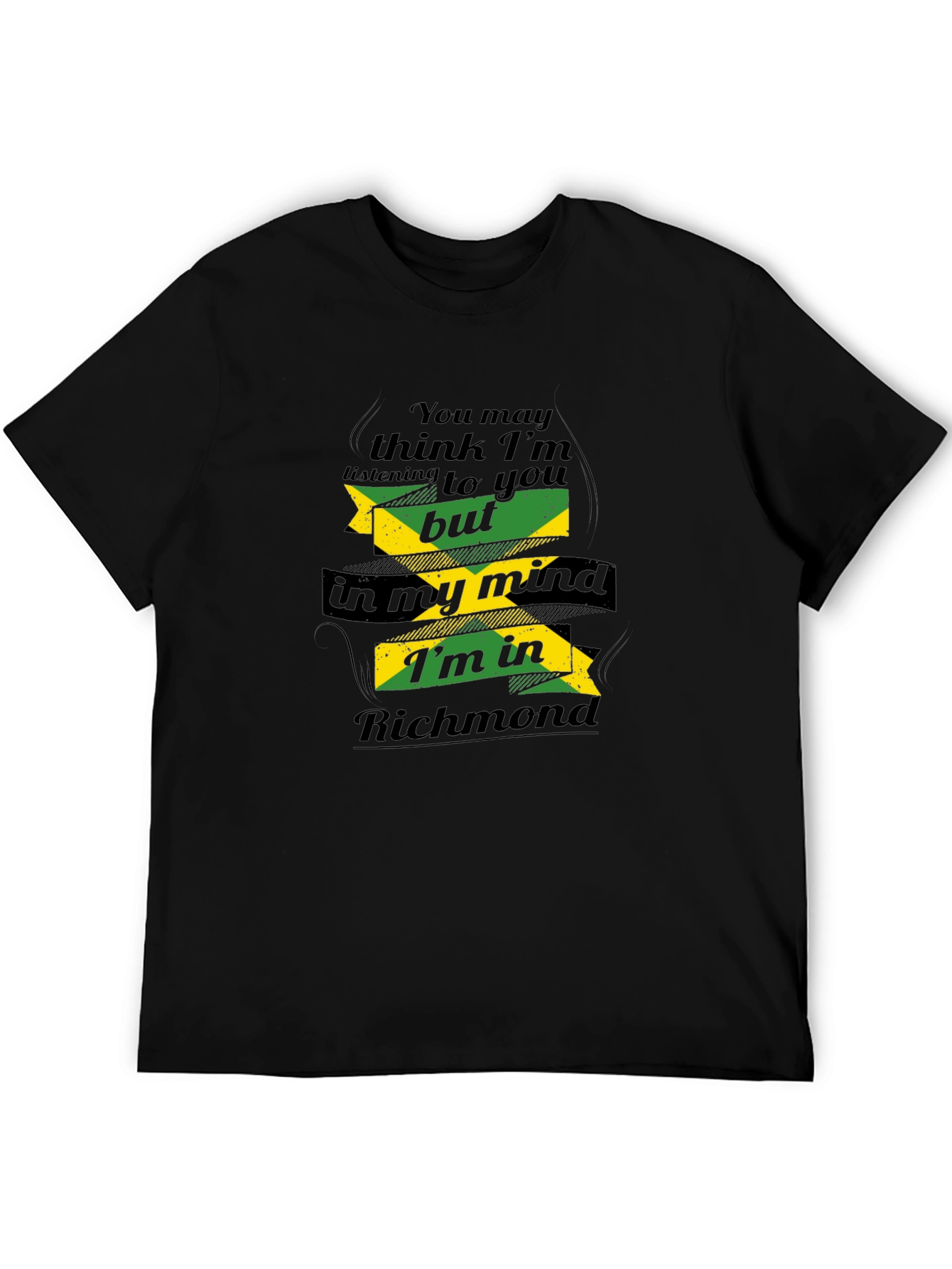 Richmond Mind T-Shirt - Jamaica Flag Design