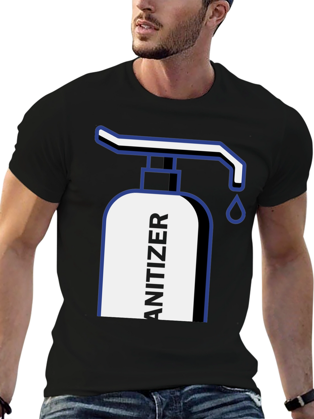 Sanitizer Graphic Tee - Stay Safe & Stylish