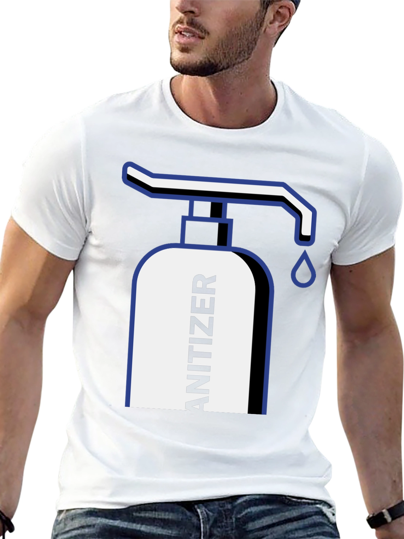 Sanitizer Graphic Tee - Stay Safe & Stylish