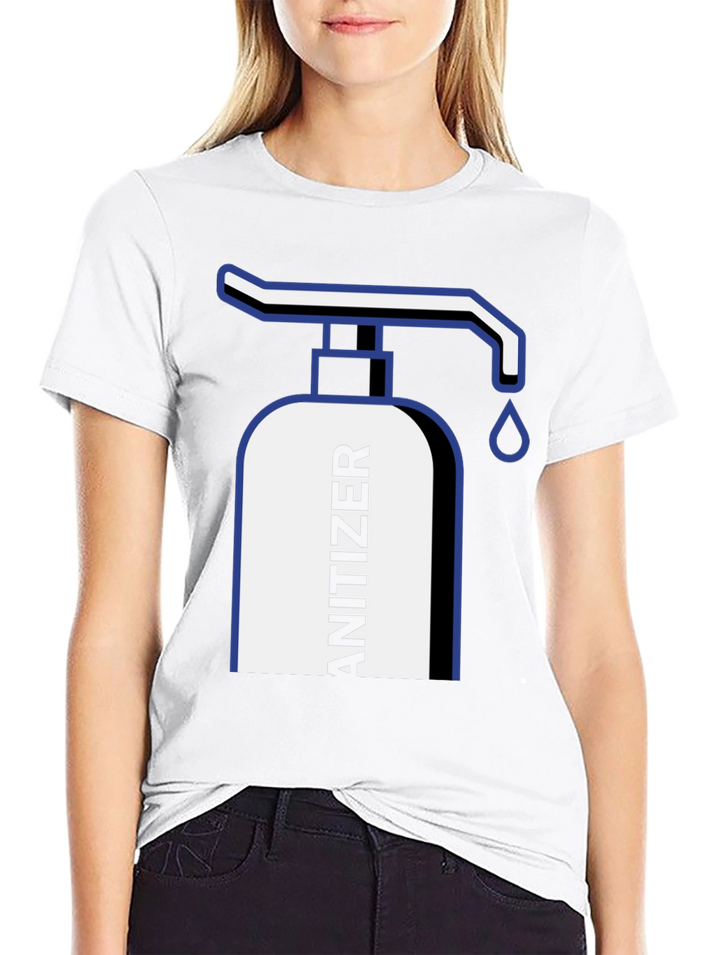 Sanitizer Graphic Tee - Stay Safe & Stylish