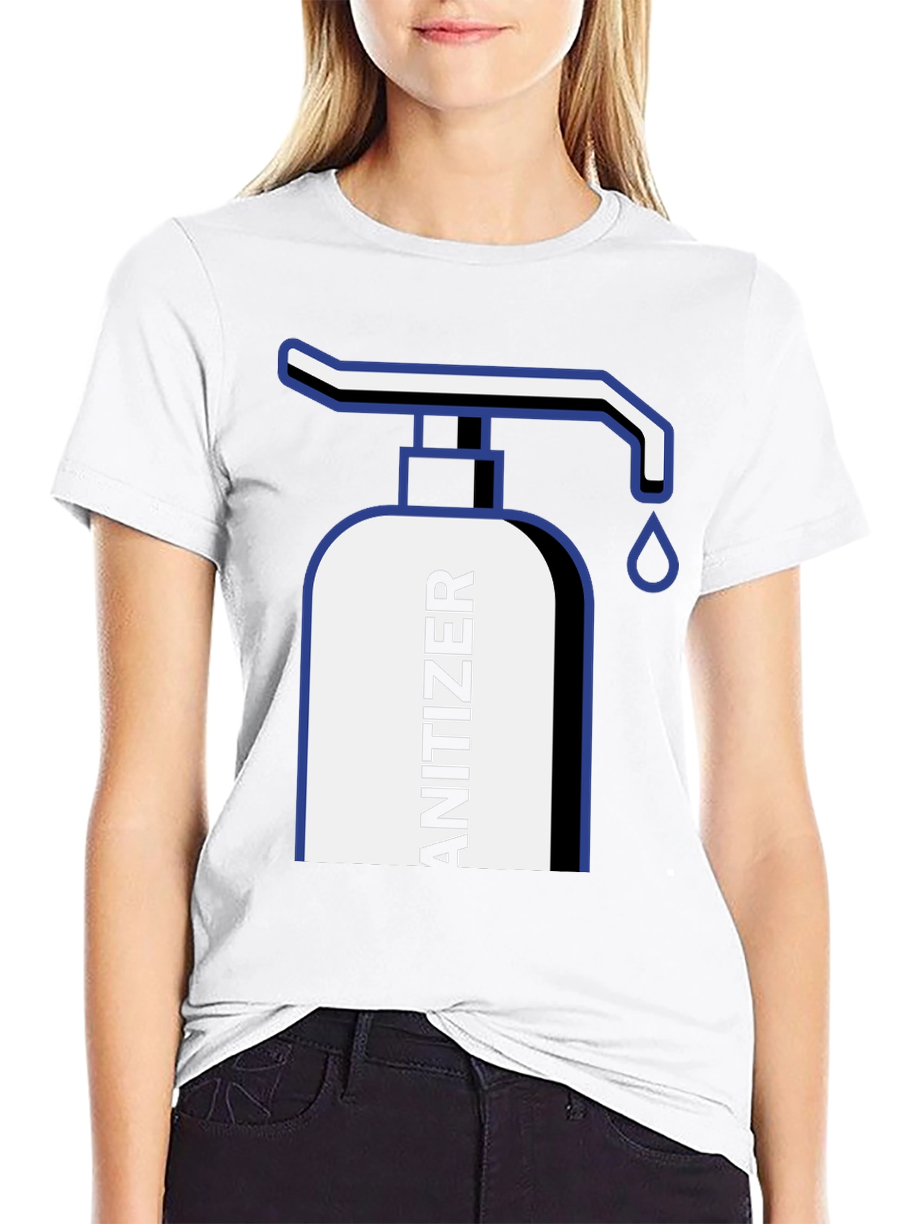 Sanitizer Graphic Tee - Stay Safe & Stylish