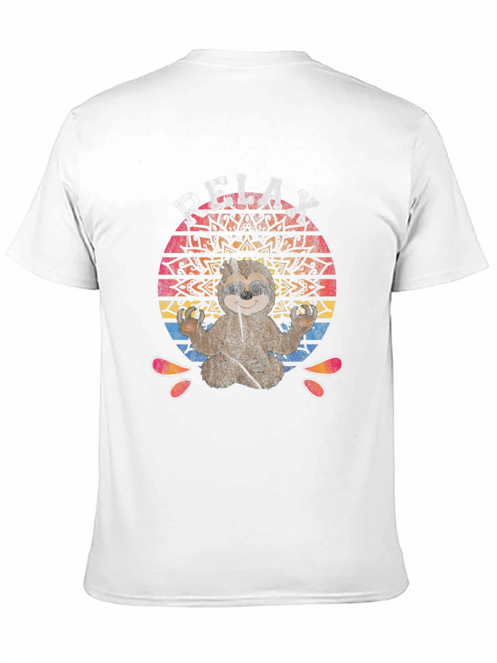 Relax Sloth T-Shirt - Yoga & Meditation