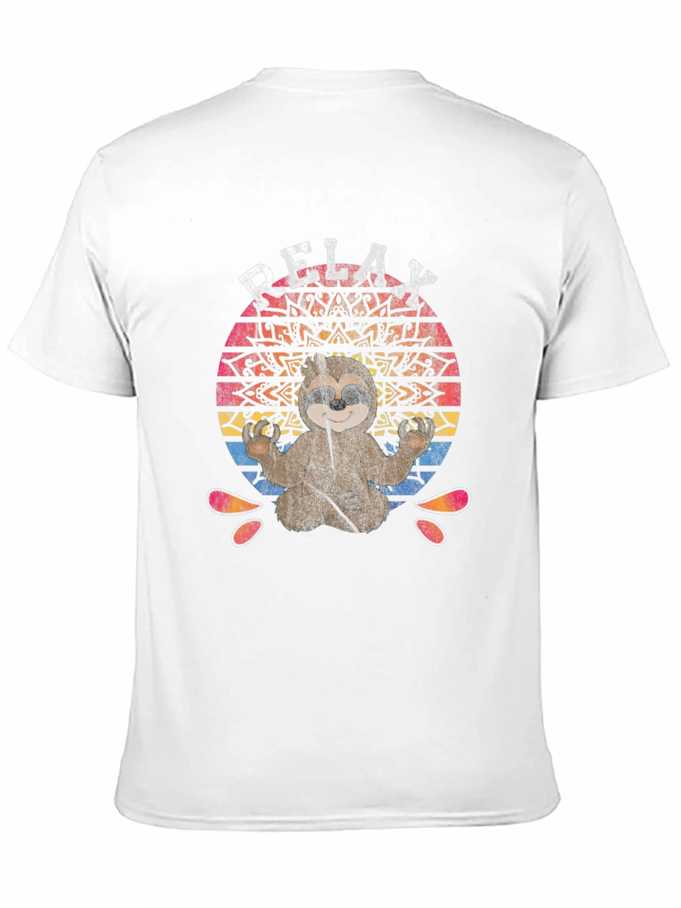 Relax Sloth T-Shirt - Yoga & Meditation