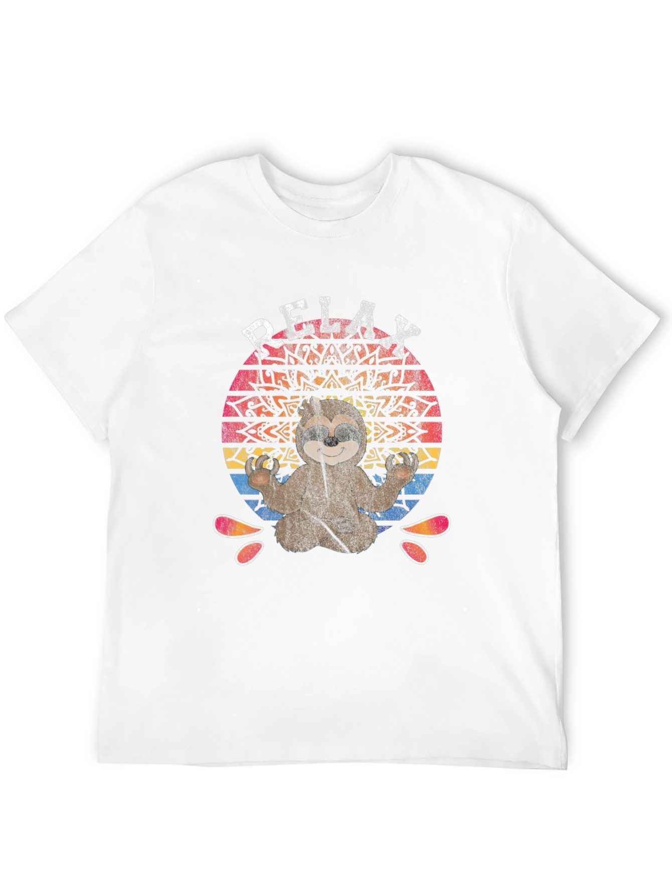 Relax Sloth T-Shirt - Yoga & Meditation