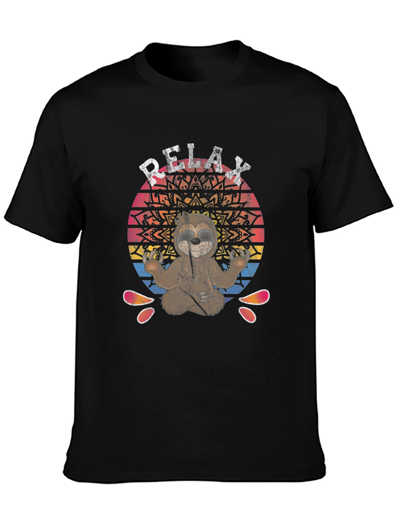 Relax Sloth T-Shirt - Yoga & Meditation