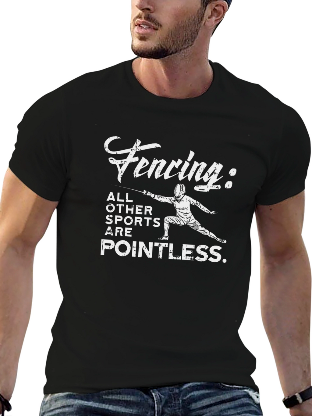Fencing: All Other Sports are Pointless T-Shirt