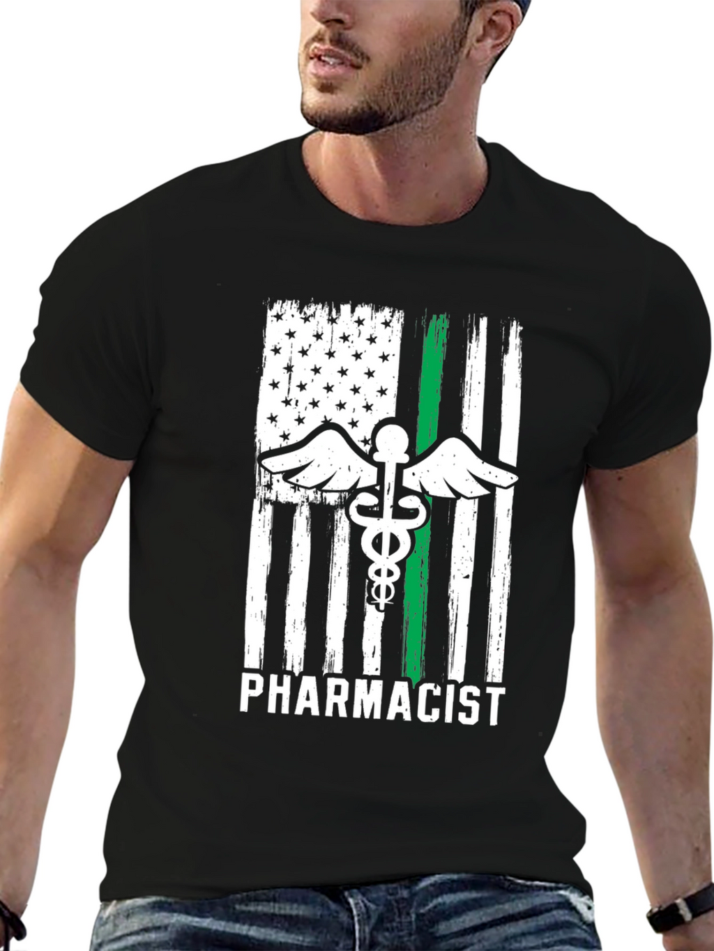 Pharmacist American Flag T-Shirt