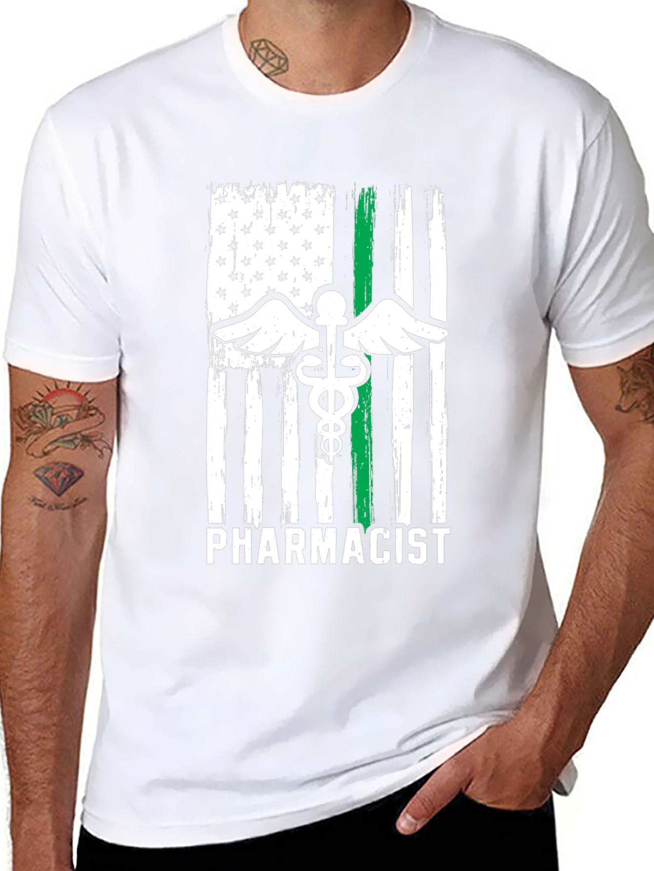 Pharmacist American Flag T-Shirt