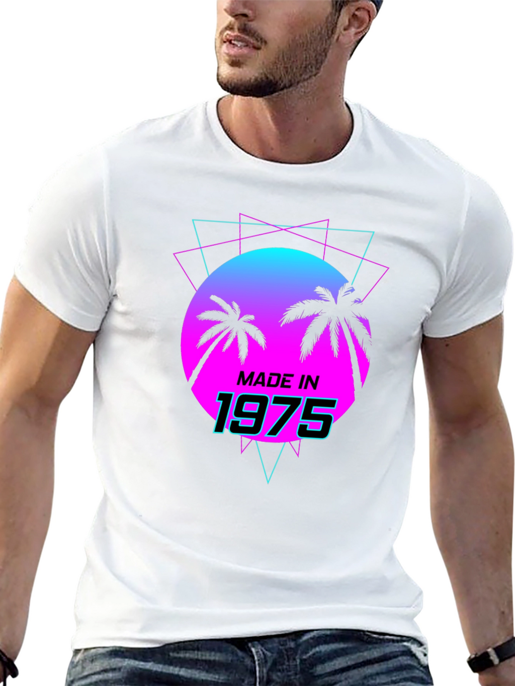 Retro Made in 1975 Graphic T-Shirt