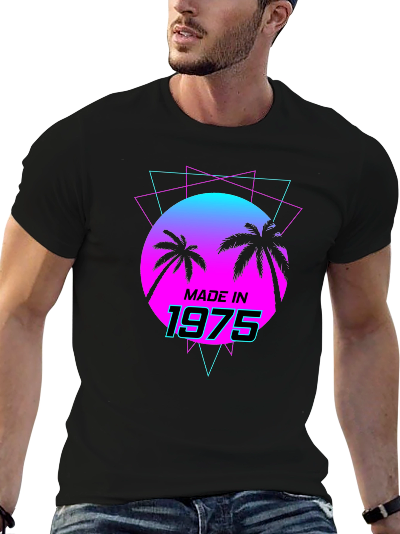 Retro Made in 1975 Graphic T-Shirt