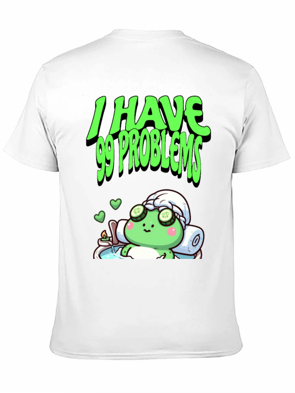99 Problems Relaxing Frog Graphic Tee