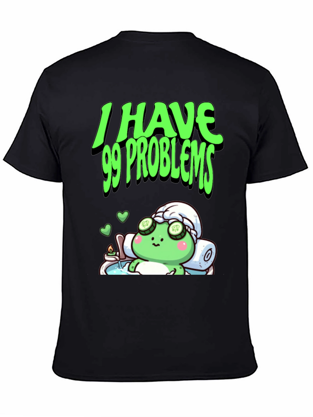 99 Problems Relaxing Frog Graphic Tee