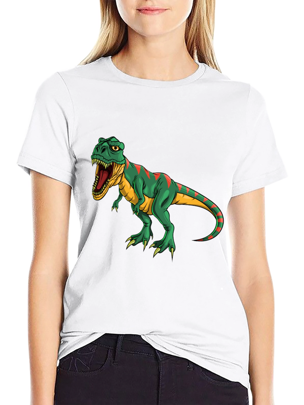 Dinosaur Graphic Tee - Black