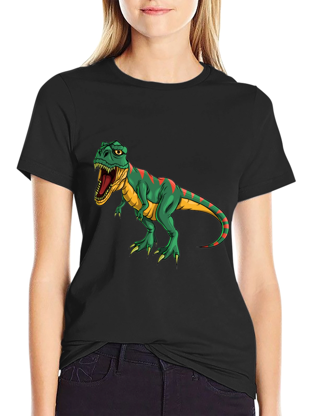 Dinosaur Graphic Tee - Black