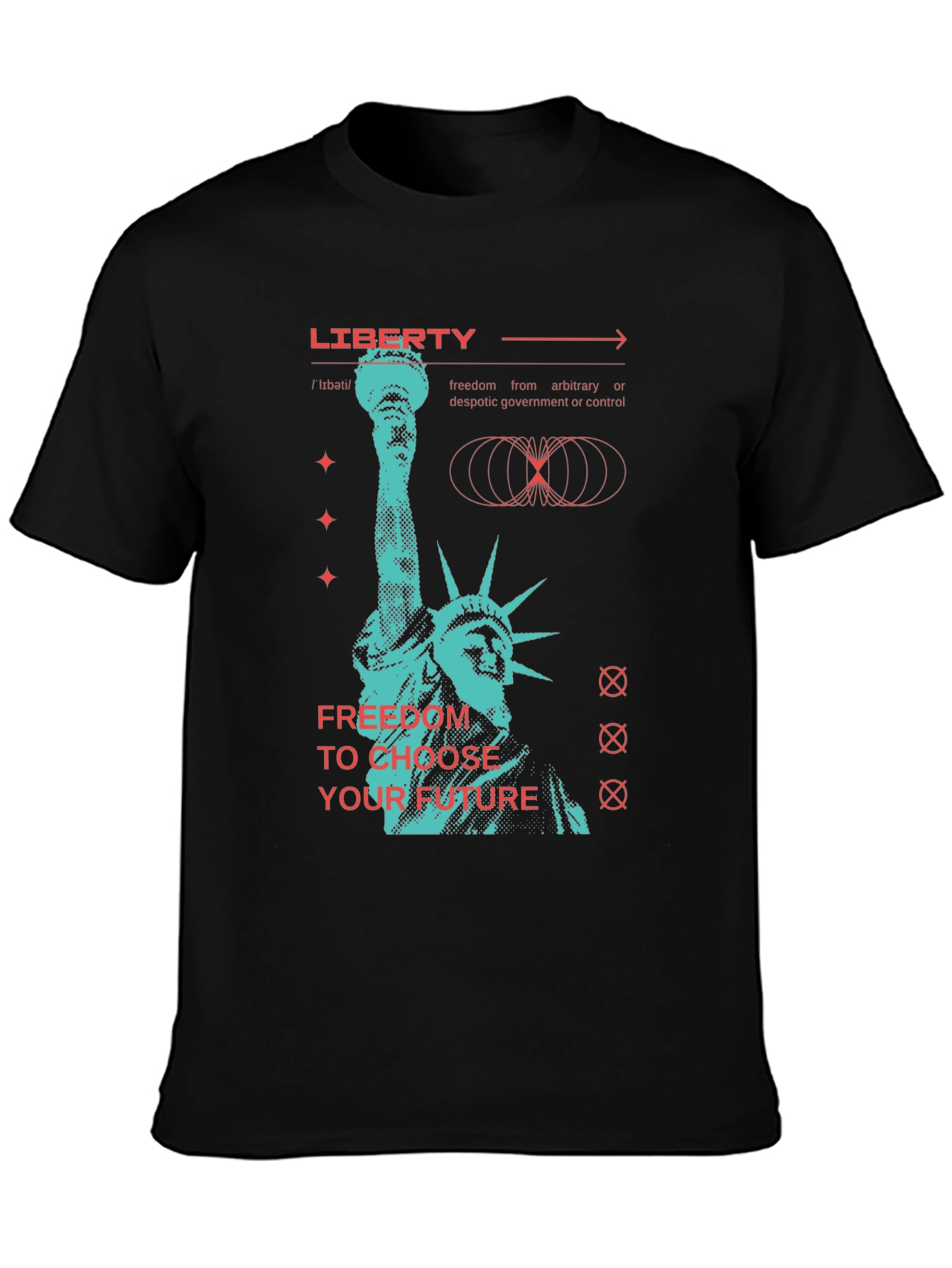 Liberty Graphic T-Shirt - Choose Your Future