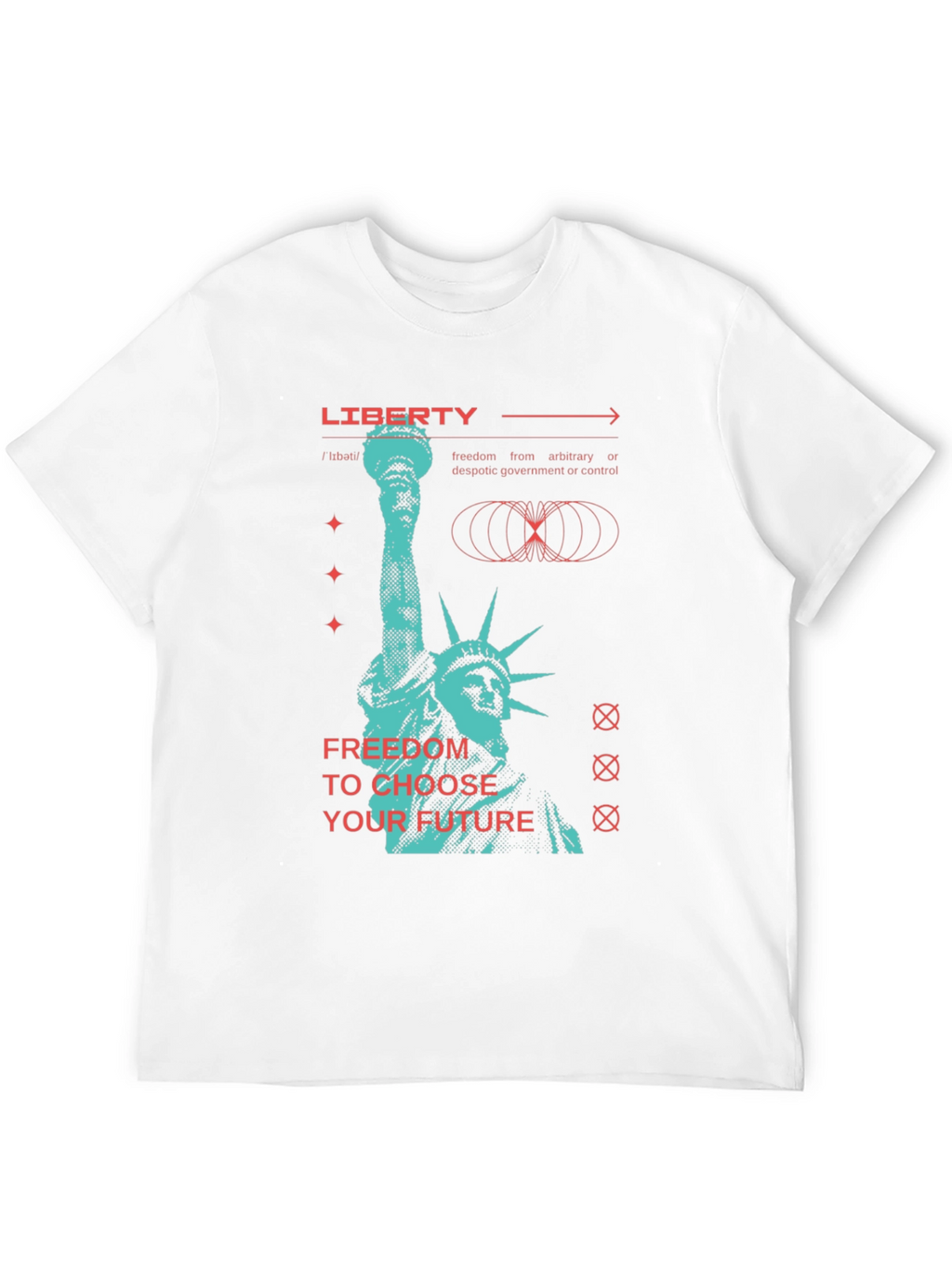 Liberty Graphic T-Shirt - Choose Your Future