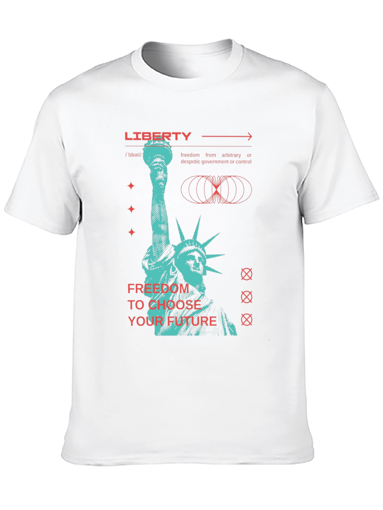 Liberty Graphic T-Shirt - Choose Your Future