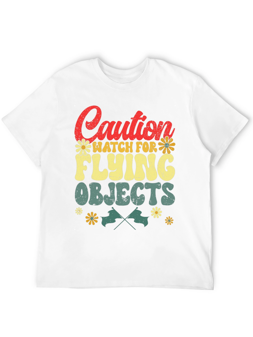 Caution Flying Objects Tee