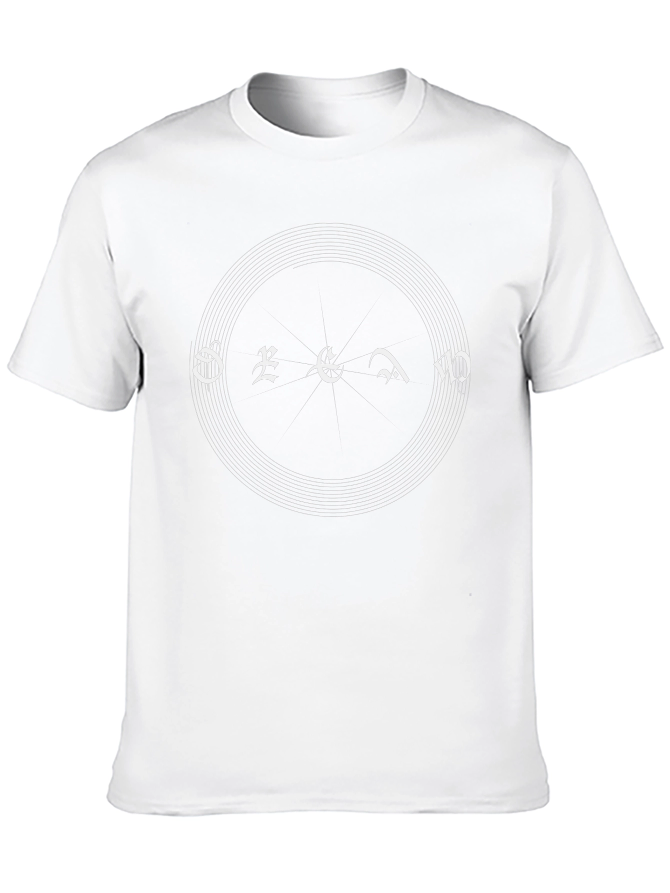 Occult-Inspired Black Graphic Tee