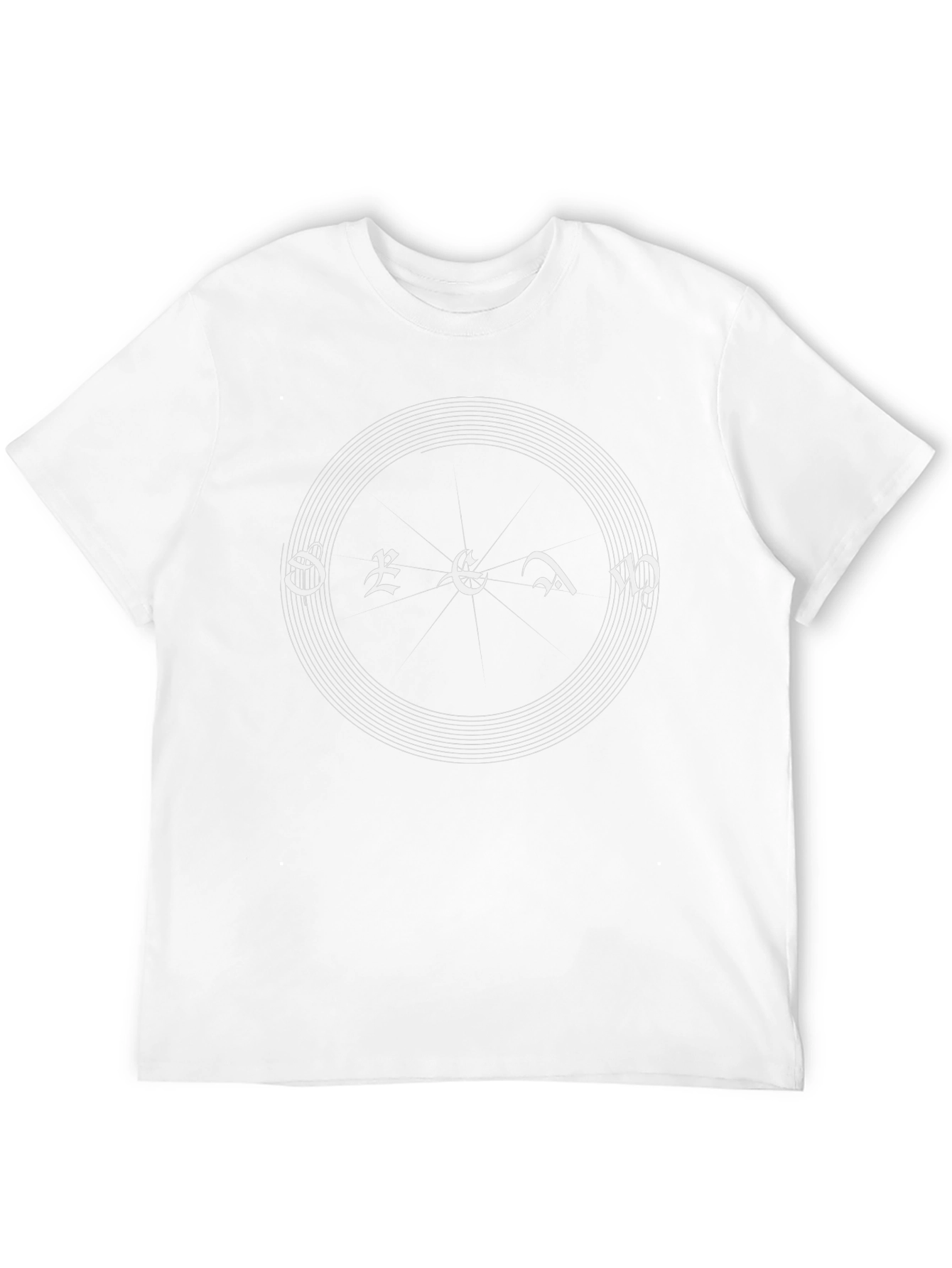 Occult-Inspired Black Graphic Tee