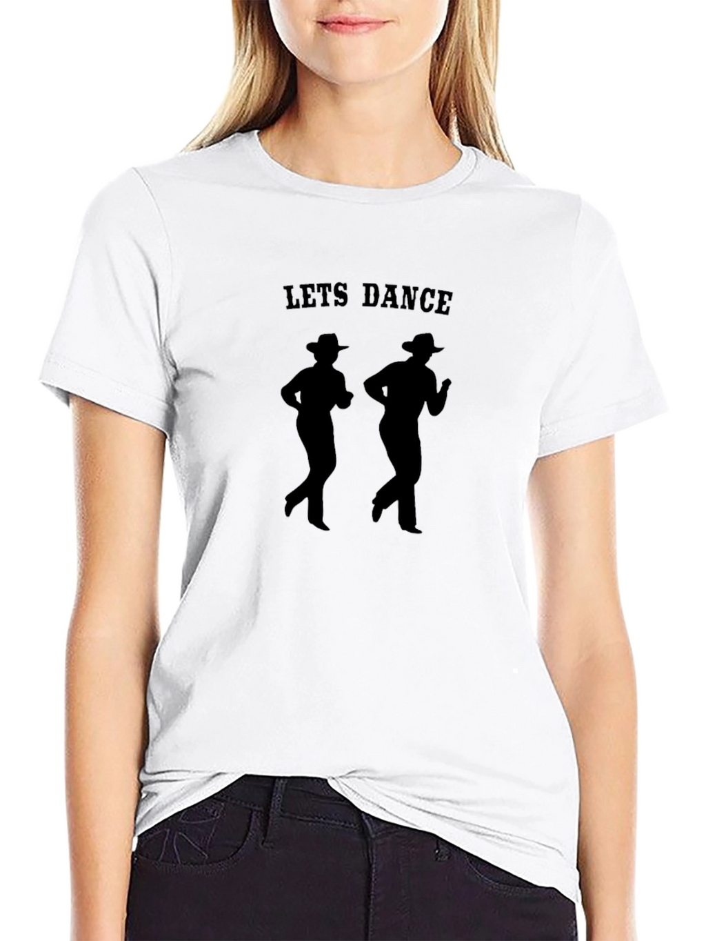 Lets Dance Graphic Tee - Black