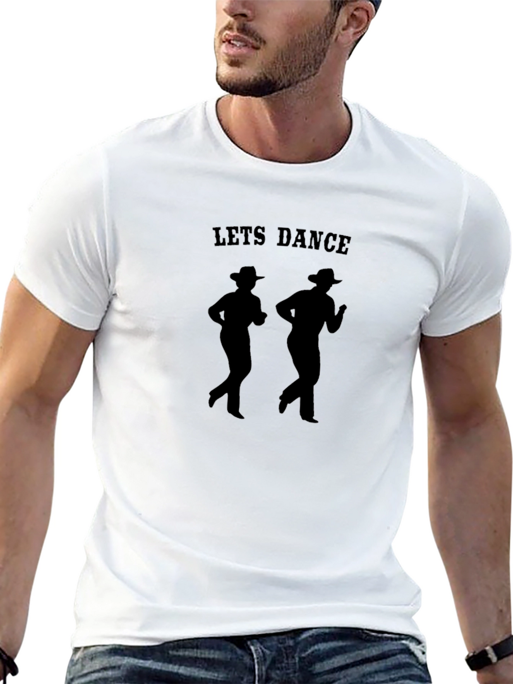 Lets Dance Graphic Tee - Black