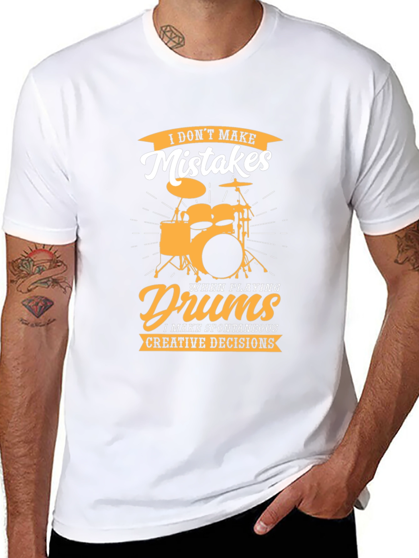 Drummer T-Shirt: I Dont Make Mistakes