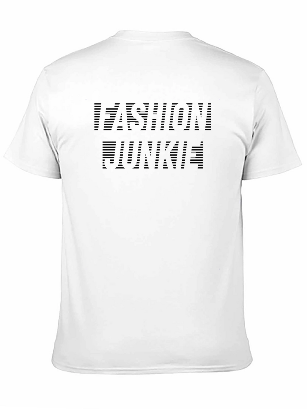 Fashion Junkie Graphic Tee - Black Stylish Shirt