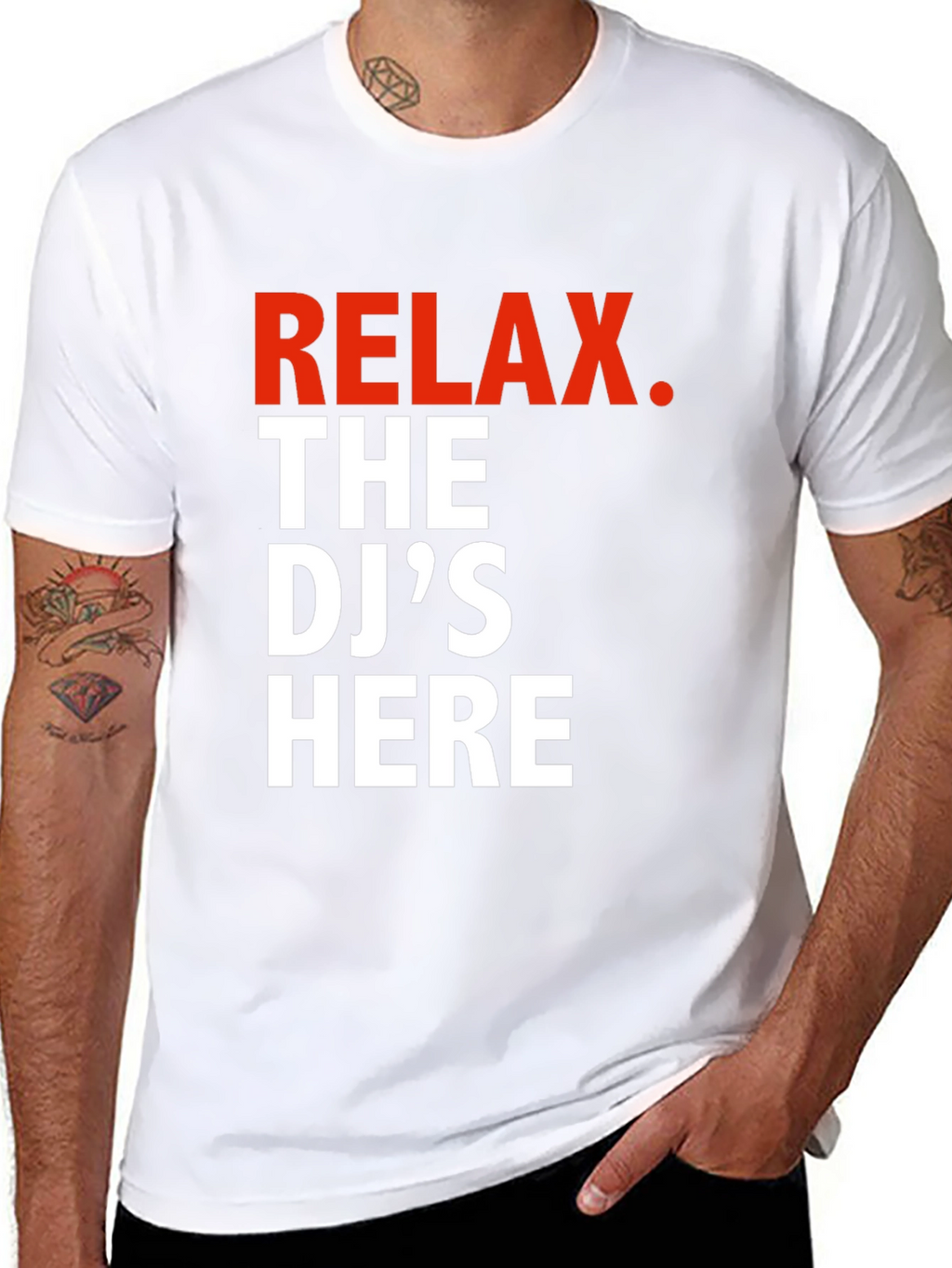 Relax DJs Here Graphic Tee