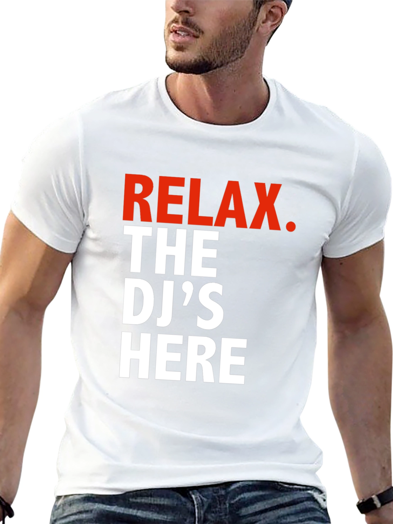 Relax DJs Here Graphic Tee