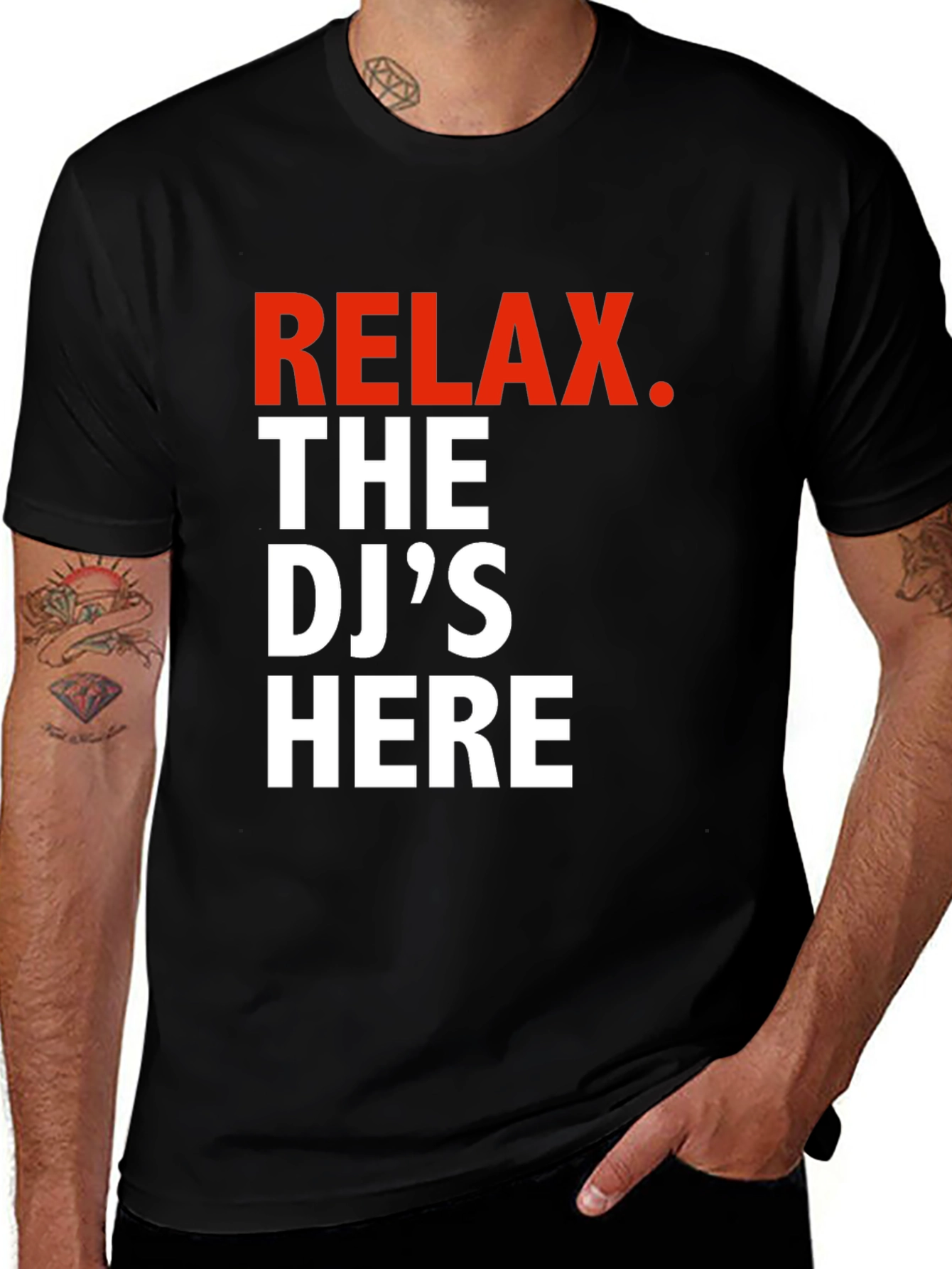 Relax DJs Here Graphic Tee