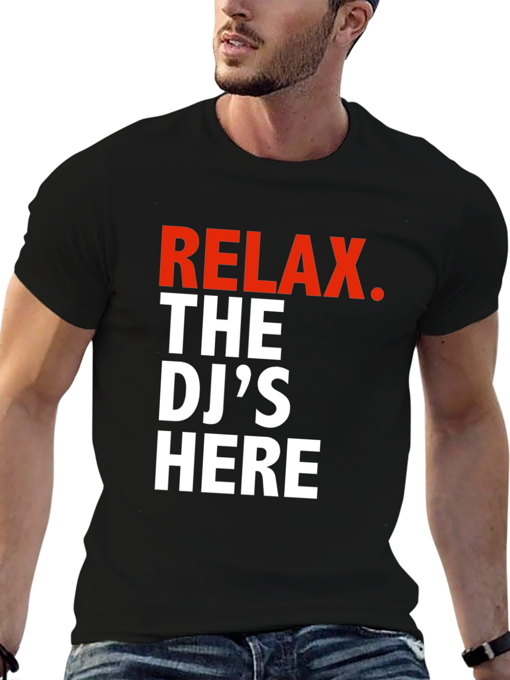 Relax DJs Here Graphic Tee
