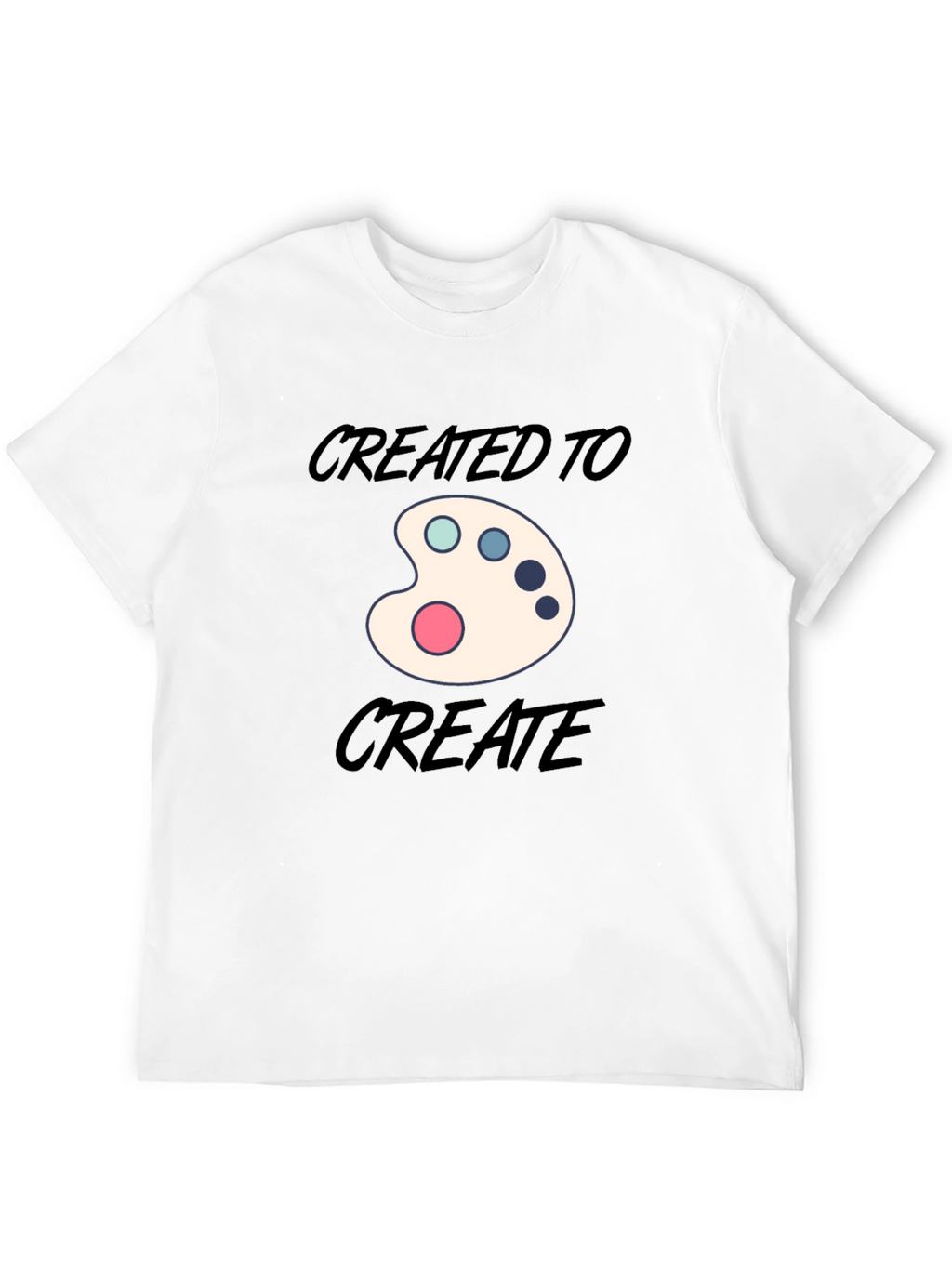Art Palette Graphic T-Shirt - Created to Create