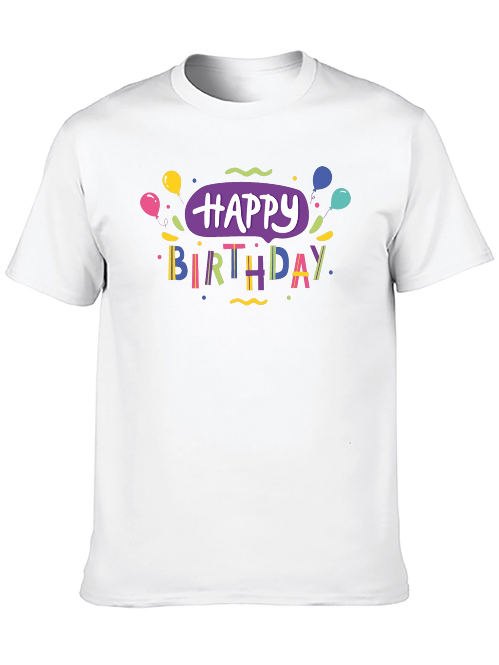 Happy Birthday Black T-Shirt