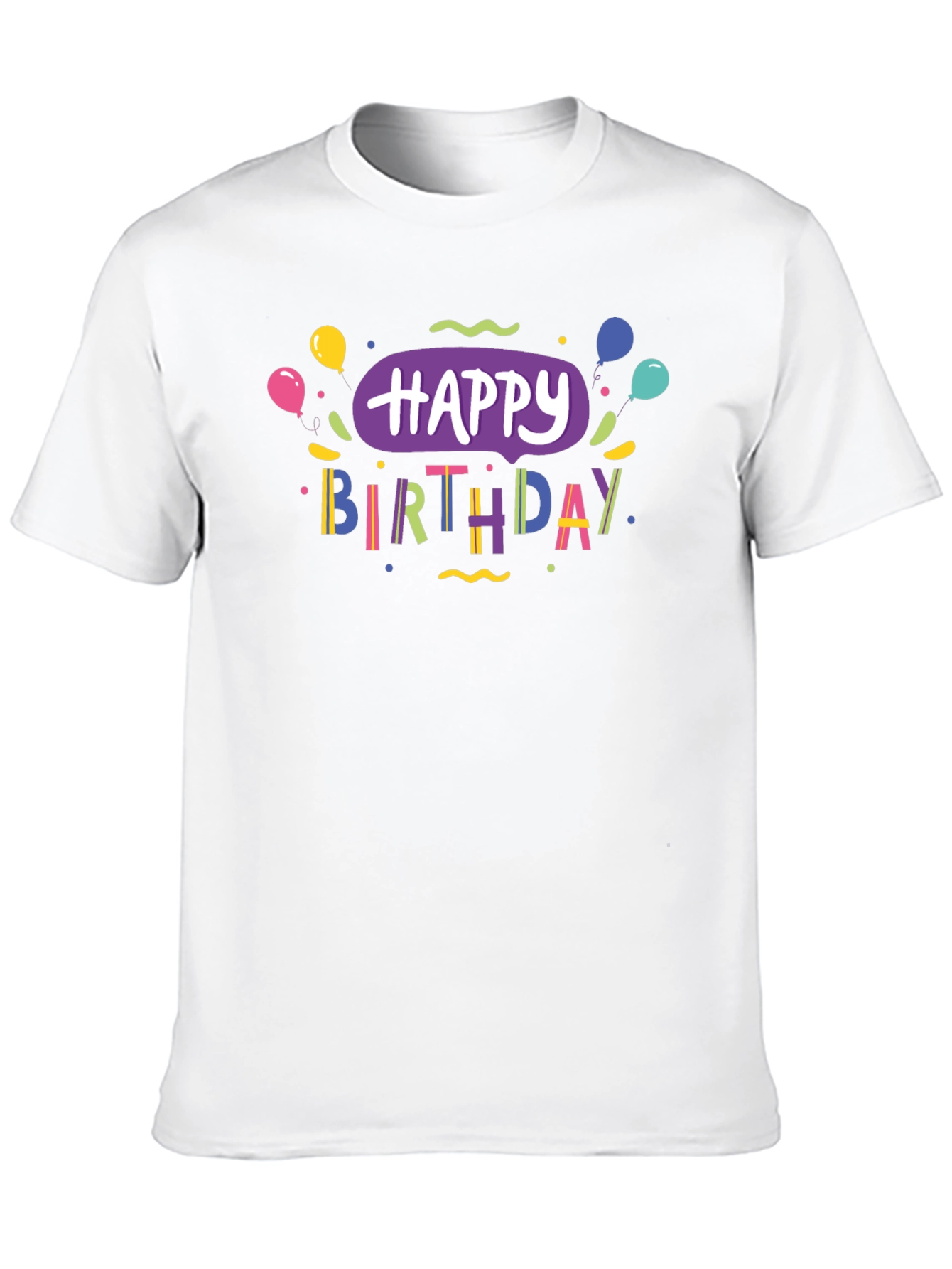 Happy Birthday Black T-Shirt