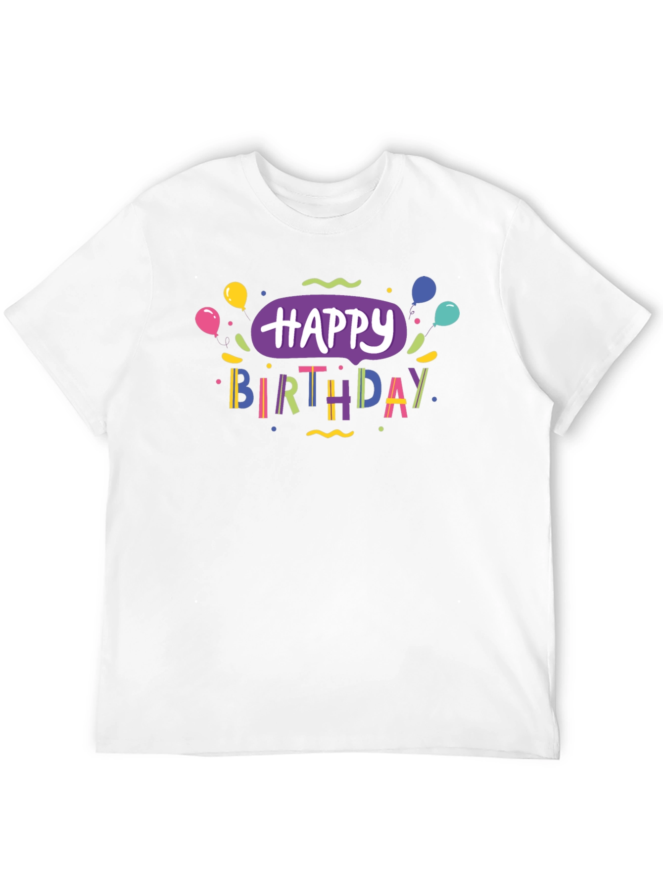 Happy Birthday Black T-Shirt